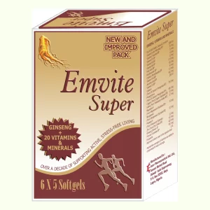 emvite super capsules (multivitamin + ginseng)