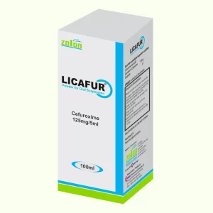 licafur powder for oral suspension (cefuroxime 125mg/5ml)