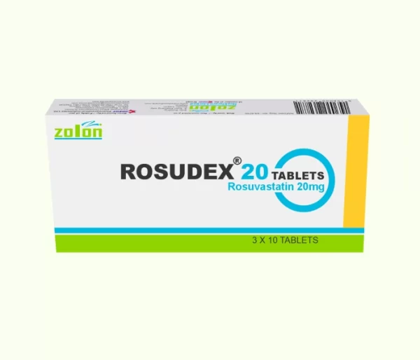 rosudex 20 tablets rosuvastatin 20mg